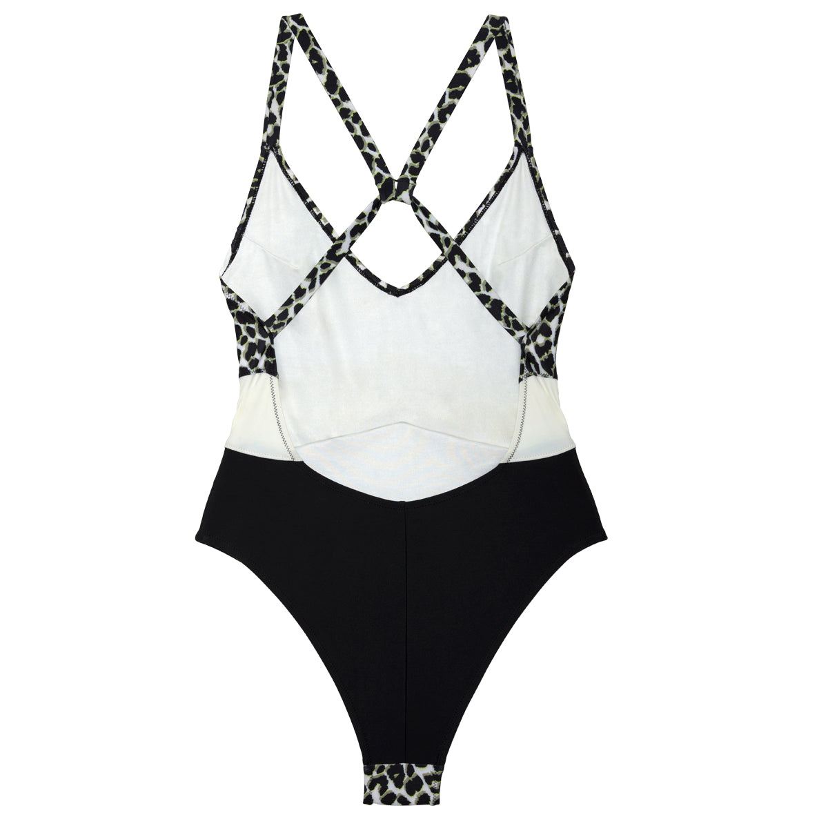 ImamaZin_Active_Swimwear_Marvel_V-Neck_One Piece_Leopard_Back_Flatlay
