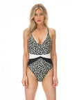 ImamaZin_Active_Swimwear_Marvel_V-Neck_One Piece_Leopard_Print_Front_A