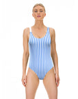 ImamaZin_Active_Swimwear_Remarkable_Scoop_Neck_One_Piece_Lane_Stripe_Front