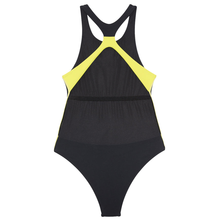 ImamaZin_Active_Swimwear_Dynamo_High_ Neck_Racer_One_Piece_Nero_Back_Flatlay