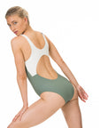 ImamaZin_Active_Swimwear_Remarkable_Scoop_Neck_One_Piece_Army_Quarter Back_A